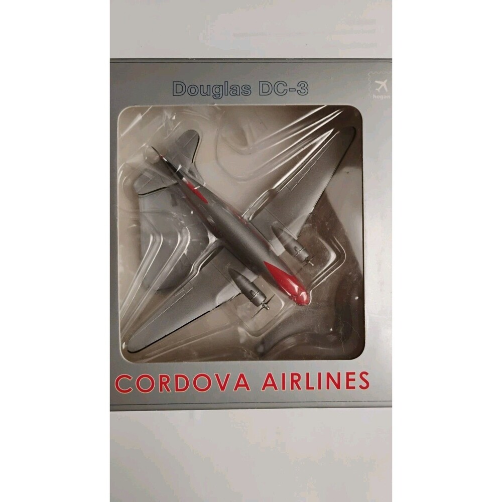 Die Cast Model Hogan 1/200 Scale Douglas Dc-3 Cordova Airlines